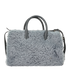 Shearling Tote, &pound;320, Handbags, Grey, Leather/Shearling, Back view
